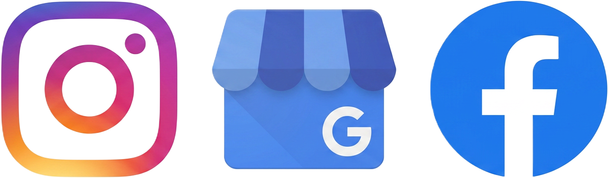 Instagram, Google Meu Negócio e Facebook